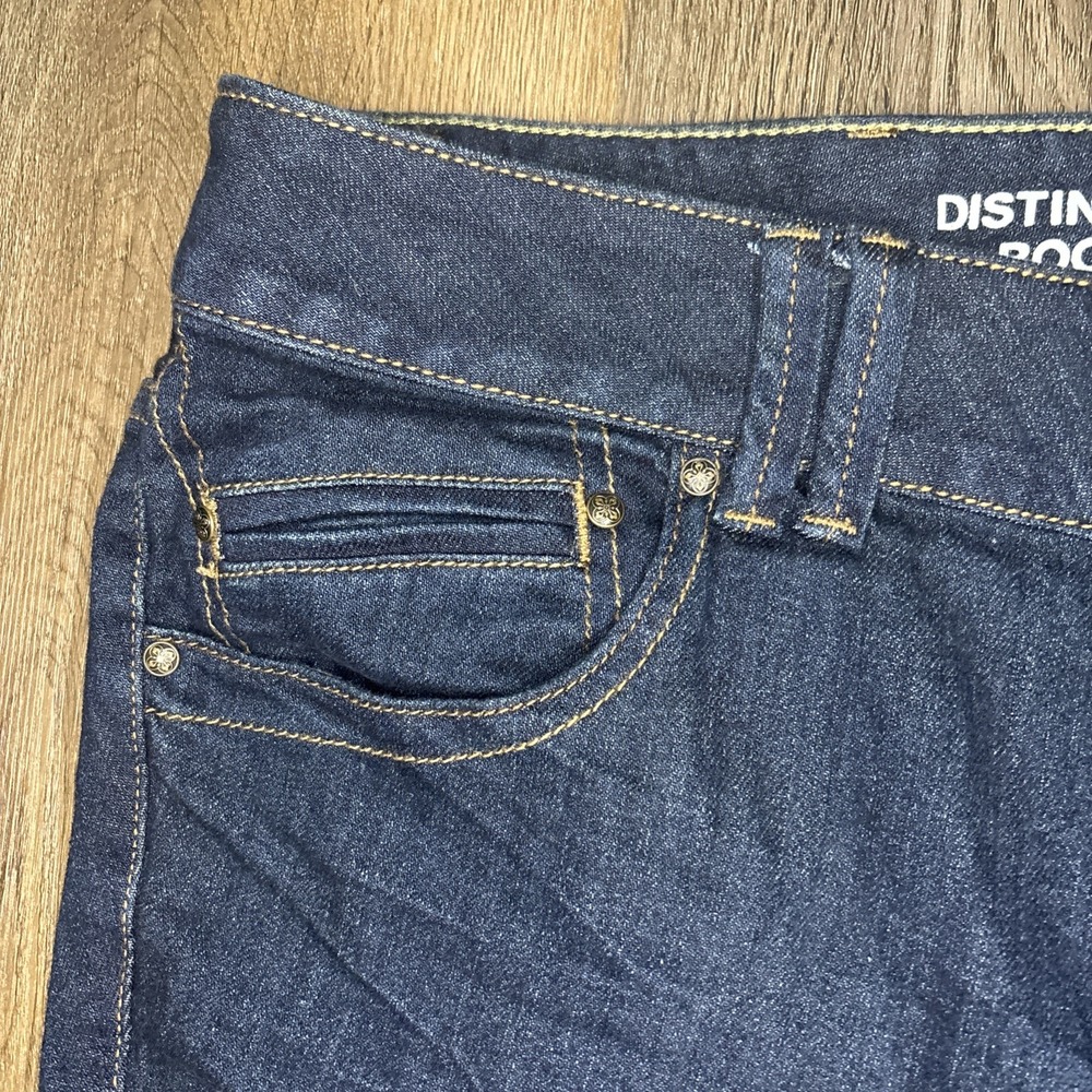 Lane Bryant Distinctly Boot Jeans Women's Size 22P Blue Stretch Dark Wash NWT - Picture 5 of 13